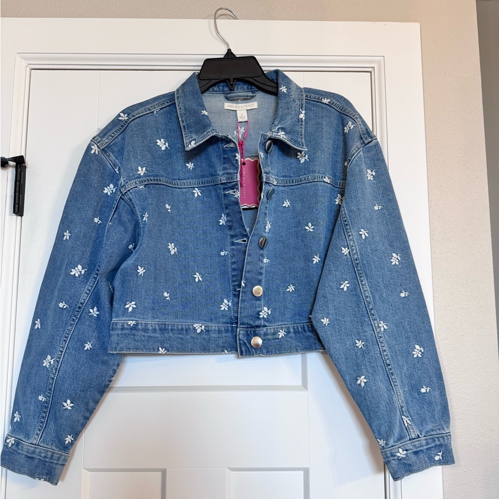 Nwt chelsea & violet jean jacket